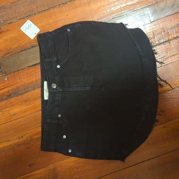 Free People Denim mini skirt - Picture 1 of 2